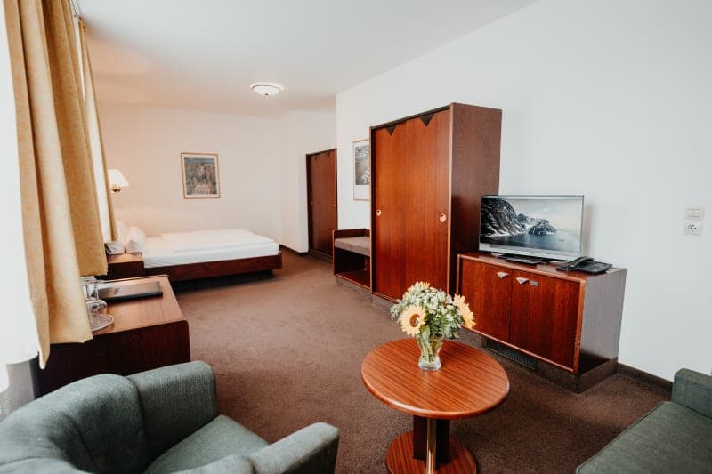 Spacious junior suite with a separate living area